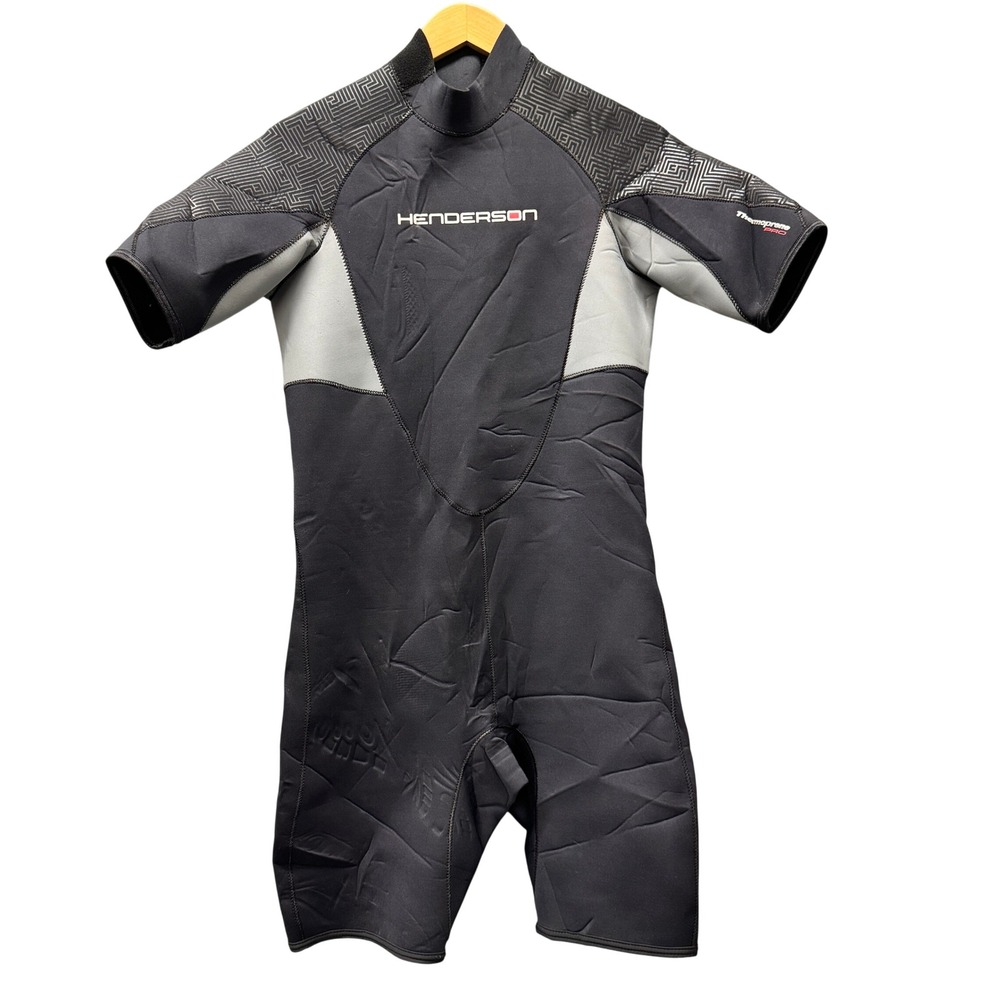 Henderson Wetsuit Womens Large Thermoprene Pro Black Scuba Snorkle Dive Swim